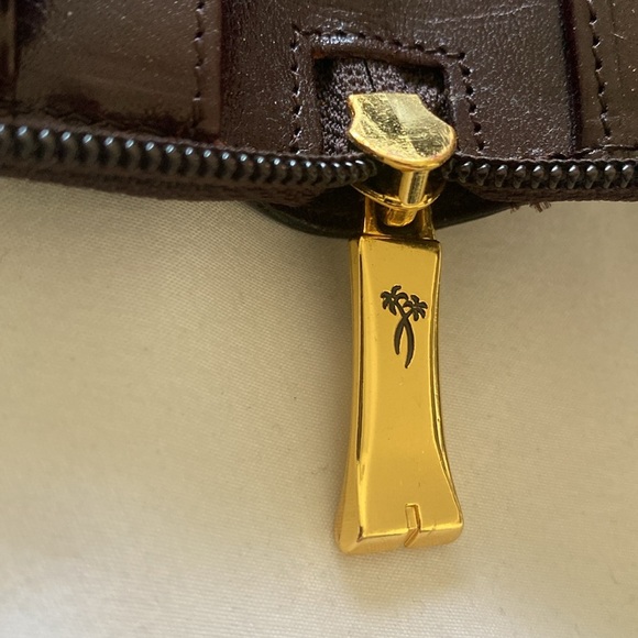 Emerson by Ricardo Beverly Hills Brown Leather Wallet/ Clutch Bag NWOT - Picture 5 of 11